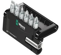 Wera Jeu d'embouts Bit-Check 7 Universal 4 05135810001 – 7 pièces Phillips, Pozidriv, TORX intérieur