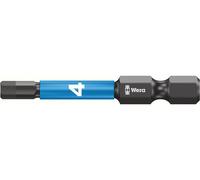 Wera Bit Impaktor 6-kant 4 Longueur 50mm 6-kant 1/4 pouce diamantée 840 / 4 IMPDC DIN3126-D6,6 - 5057644001