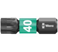 Wera Bit Impaktor T40 longueur 25mm 6 pans 1/4 pouce diamantés 867 / 1 IMP DC DIN3126-D6,3 - 5057627001