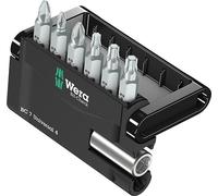 Wera Jeu d'embouts Bit-Check 7 Universal 4 05135810001 – 7 pièces Phillips, Pozidriv, TORX intérieur