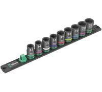 Wera Jeu de clés à douille C Impaktor 1/2" 9 pièces Noir 05005490001
