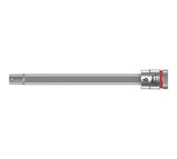 Wera Douille-embout Zyklop pour vis à six pans creux, à emmanchement 1/4¿ avec fonction de retenue, 8740 A HF, 6 mm, 100 mm - 05003338001