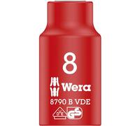 Wera Douille hexagonale Zyklop VDE - 8 mm