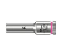 Wera Douille Wera 8790 HMB Deep 3/8 pouce drive, 8 x 64 mm Quantité:1