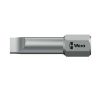 Wera Embout 800/1 TZ pour vis à fente 5,5 mm L. 25 mm 1/4 po. C6,3 1 mm dur tenace, z Quantité:10