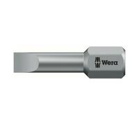Wera Embout 800/1 TZ pour vis à fente 8 mm L. 25 mm 1/4 po. C6,3 1,6 mm dur tenace, z Quantité:10