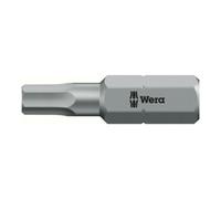 Wera Embout 840/1 Z 1/4 po. 1,5 mm L. 25 mm dur tenace, HEX-Plus WERA Quantité:10