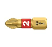 Wera Embout 851/1 BDC 1/4 po. PH 2 L. 25 mm BiTorsion, diamanté WERA Quantité:10
