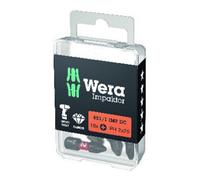Wera Embout 851/1 IMP DC PH2 L.25mm 1/4 pouce C6,3 Impaktor,DC Boîte avec 10 embouts WERA Quantité:1