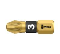 Wera Embout de vissage Pozidriv diamanté 1/4" (DIN 3126 C6,3) PZ3 x 25 mm – Quantité 1
