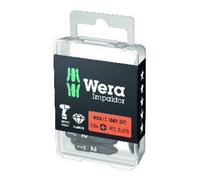 Wera Embout 855/1 IMP DC PZD2 L.25mm 1/4 pouce C6,3 Impaktor,DC Boîte de 10 embouts WERA Quantité:1