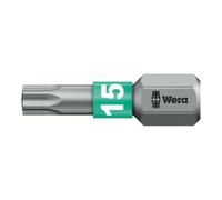 Wera Embout 867/1 BTZ 1/4 po. T 15 L. 25 mm BiTorsion, dur tenace WERA Quantité:10