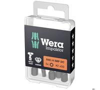 Wera Embout carré IMP DC 868/4 Impaktor – #2 6,3/50 mm – 5 pièces