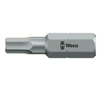 Wera Embout 840/1 Z 1/4 po. 3,0 mm L. 25 mm dur tenace, HEX-Plus WERA Quantité:10