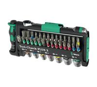 Wera, Embouts, Tool-Check Plus 2 llen, Cruciforme Phillips PH, Embout carré femelle, Fente de vis, Torx TX)