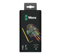 Wera Ensemble de clés mâles coudées Wera 967 SPKL 9 pièces T8 - T40 avec perçage Quantité:1
