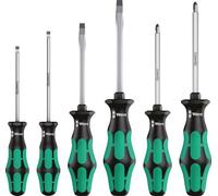 Wera Ensemble De Tournevis À Fente/Pozidriv À Pointe Laser Hexagonale De 6 Pièces