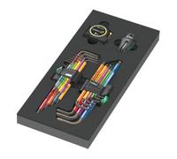 Wera Jeu de clés coudées 05150140001 9740 – 20 pièces Inbus/Torx, insert en mousse