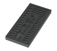 Wera Garniture en mousse Wera 9820 pour kit de cliquets Zyklop 1/4" 8000 A 1, sans outil, 172 x 30 x 392 mm Quantité:1