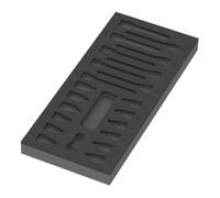 Wera Garniture en mousse Wera 9823 pour jeu de douilles à embout 1 Zyklop B 3/8", sans outil, 172 x 30 x 392 mm Quantité:1