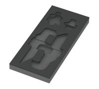 Wera Garniture en mousse Wera 9840 pour coffret de clés mâles coudées, set 1, sans outil, 172 x 30 x 392 mm Quantité:1