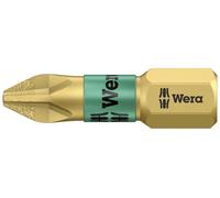 Embout cruciforme PH 1 Wera 05073332001 Acier à outils revêtement diamanté, allié Forme (embouts): D 6.3
