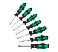 Wera Jeu de tournevis à douille 395 HO/7 SM – 7 pièces 5–13 mm, manche Kraftform