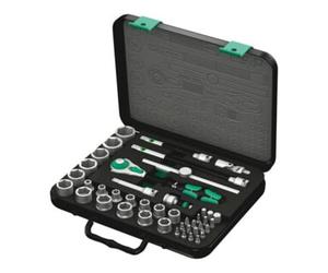 Wera Jeu de clés à douille 8100 SB2 cyclope 3/8po. 43pces. 6-24mm tête cliquet clique Quantité:1