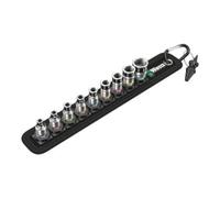 Wera Jeu de clés à douille Belt 1 1/4 po. 10pcs. ouv. 4-13 mm avec fonction de mainti Quantité:1