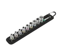 Wera Jeu de clés à douille Belt 4 1/4 po. 9pcs. ouv. 5-13 mm vis 6 pans WERA Quantité:1