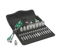 Jeu de clés à douille Wera 8100 SA Zyklop Speed métrique 1/4' (6.3 mm) 28 pièces - 05004016001