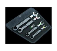 Jeu de clés à cliquet mixtes Wera JOKER 4013288164407 8-19 mm 4 pièces, étui pliable