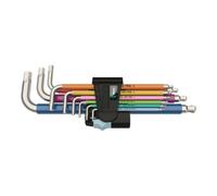 Wera 3950/9 Jeu clés mâles coudées Hex-Plus OUDÉE MÉTRIQUE