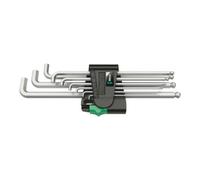 Wera Jeu de clés mâles coudées Wera 950/9 Hex-Plus 4, système métrique, chromées, 9 pièces Quantité:1