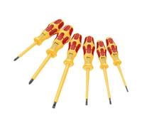 Wera Jeu de tournevis Kraftform VDE 1060 i/1065 i/6 6 pièces Jaune/Rouge
