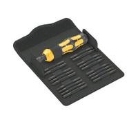 Wera Jeu pour tournevis à frapper Kraftform Kompakt 900 Imperial Set 1 19 pièces Noir-jaune
