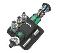 Wera Cliquet de poche Zyklop 8009 Set 2 – Jeu 18 pièces – Noir/Vert – 05004281001