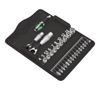 Wera 05135918001 Kraftform Kompakt Zyklop Mini 2, 27 pièces, Noir/Vert