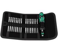 Wera Jeu d'embouts Kraftform Kompakt 60 17 pièces 6 pans/PH/PZD/T-BO/fente 1,2–3 Nm 05059293001