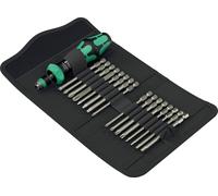 Wera Kompakt 60 RA-R Imperial 1 05051531001 Jeu dembouts vis à fente, cruciforme Phillips, vis Pozidriv, Tamper Resistant TORX® Profil, carré intérieur