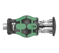 Wera Kraftform Kompakt Stubby Magazin 4 Tournevis multi-embouts Tournevis plat