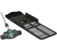 Wera Kraftform Kompakt 400 RA Set Imperial 1 Tournevis porte-embouts 17 pièces cruciforme Phillips, TORX, 6 pans intérieurs