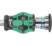 Wera Kraftform Kompakt Stubby Magazin 3 05008875001 Jeu d'embouts TORX, 6 pans intérieurs avec porte-embout