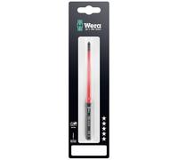 Wera Kraftform Kompakt VDE 65 iS PZ 1 x 157 mm TIE SB pour électricien Pozidriv Lame interchangeable PZ 1
