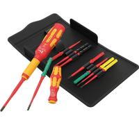 Wera Kraftform Kompakt VDE Safe-Torque Speed, ensemble de tournevis pour tableaux électriques, version de base, 11 pièces.