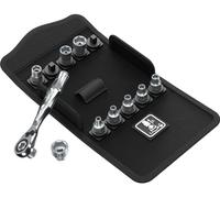 Wera Kraftform Kompakt Zyklop Mini 2 Set : 1 liquet avec douilles de 1/4", 11 pièces.