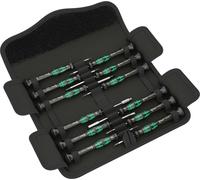 Wera Kraftform Micro 12 Electronics 1 pour l'électronique et la mécanique de précision Jeu de tournevis 12 pièces vis à fente