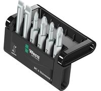 Wera Mini-Check, 50 mm 05056474001 Jeu d'embouts 6 pièces vis à fente, cruciforme Phillips, vis Pozidriv