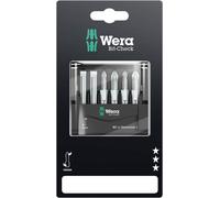 Wera Mini-Check, 50 mm, 05073635001 Jeu d'embouts 6 pièces vis à fente, cruciforme Phillips, vis Pozidriv