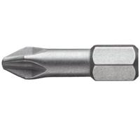 Wera Embout 851/1 TZ 1/4 po. PH 2 L. 25 mm zone de torsion, dur tenace carte avec 2 e Quantité:10